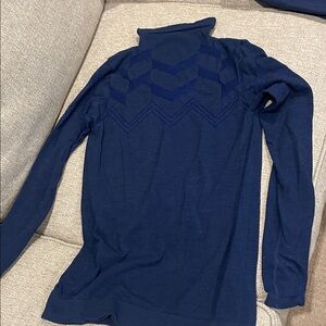 Athleta Deep Blue Knit Top